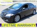 Crystal Black Pearl 2010 Honda Civic Si Sedan