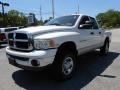 2003 Bright White Dodge Ram 2500 SLT Quad Cab 4x4  photo #3