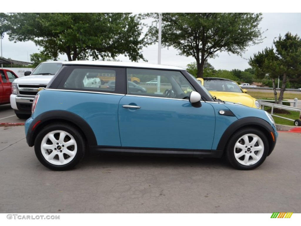 Oxygen Blue 2009 Mini Cooper Hardtop Exterior Photo #81195513