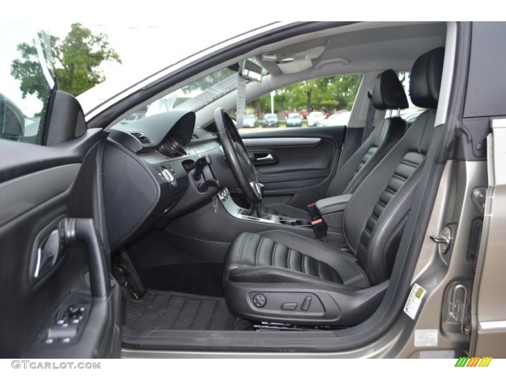 Black Interior 2010 Volkswagen CC Sport Photo #81196098
