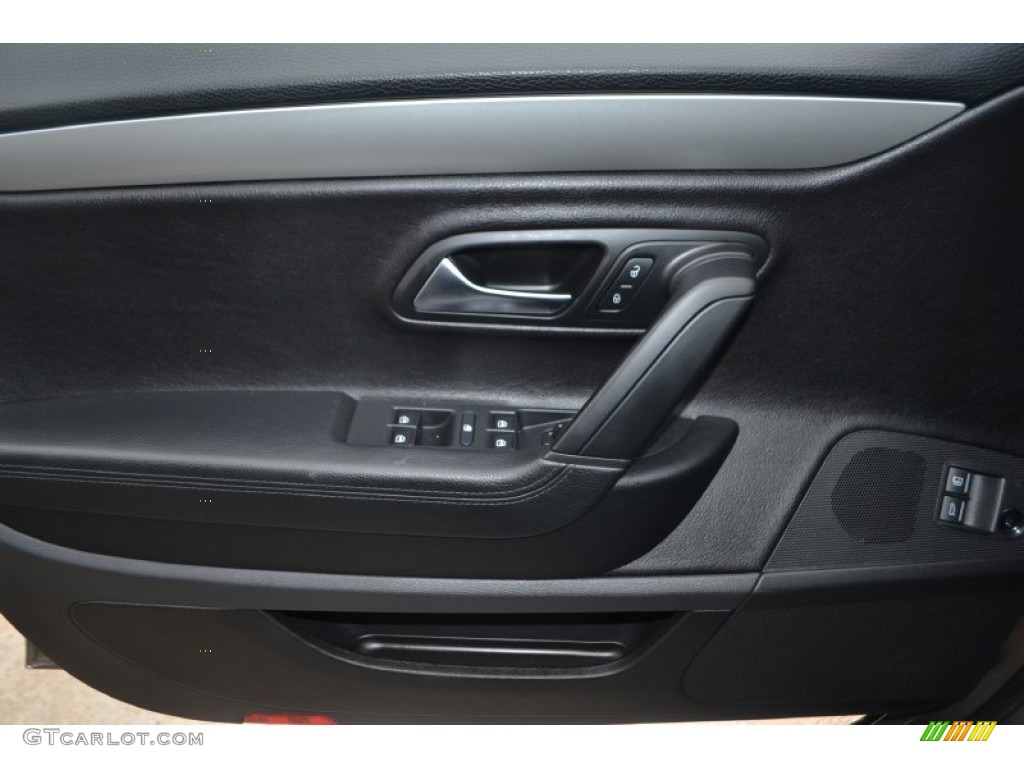2010 Volkswagen CC Sport Black Door Panel Photo #81196184