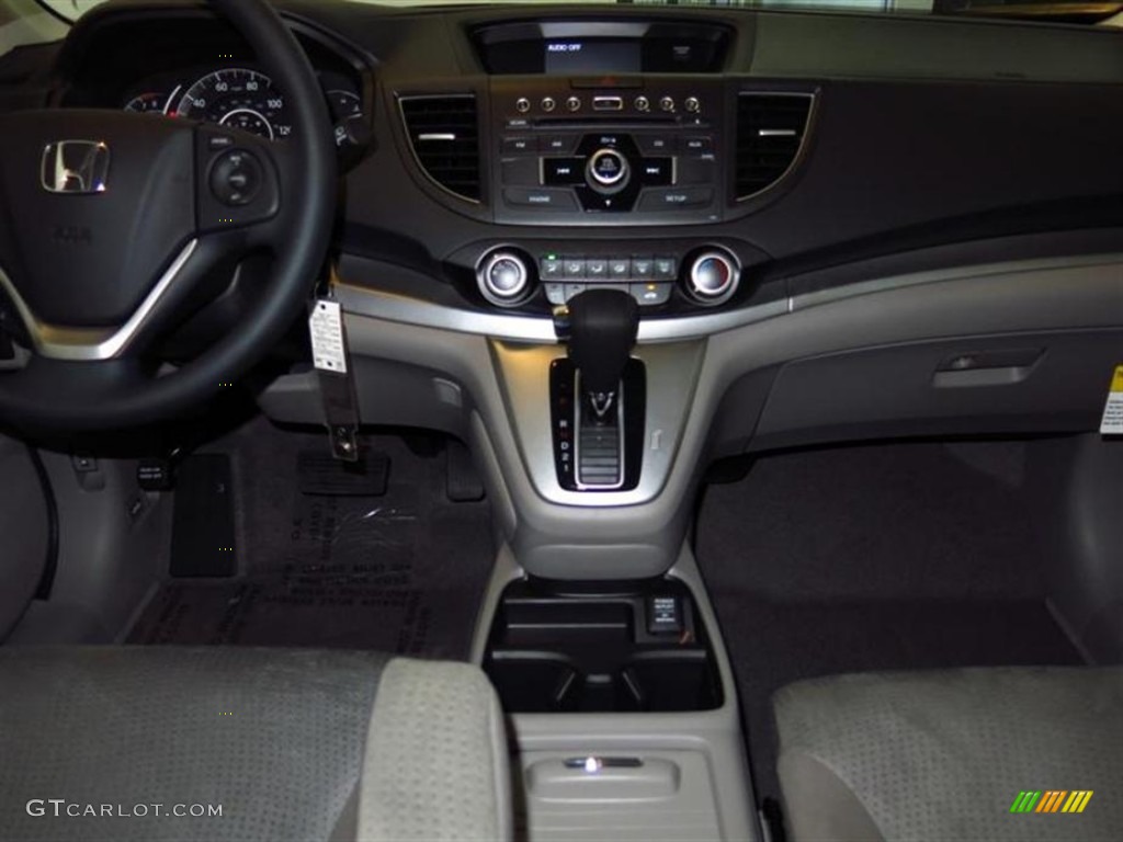 2013 CR-V EX AWD - Alabaster Silver Metallic / Gray photo #6