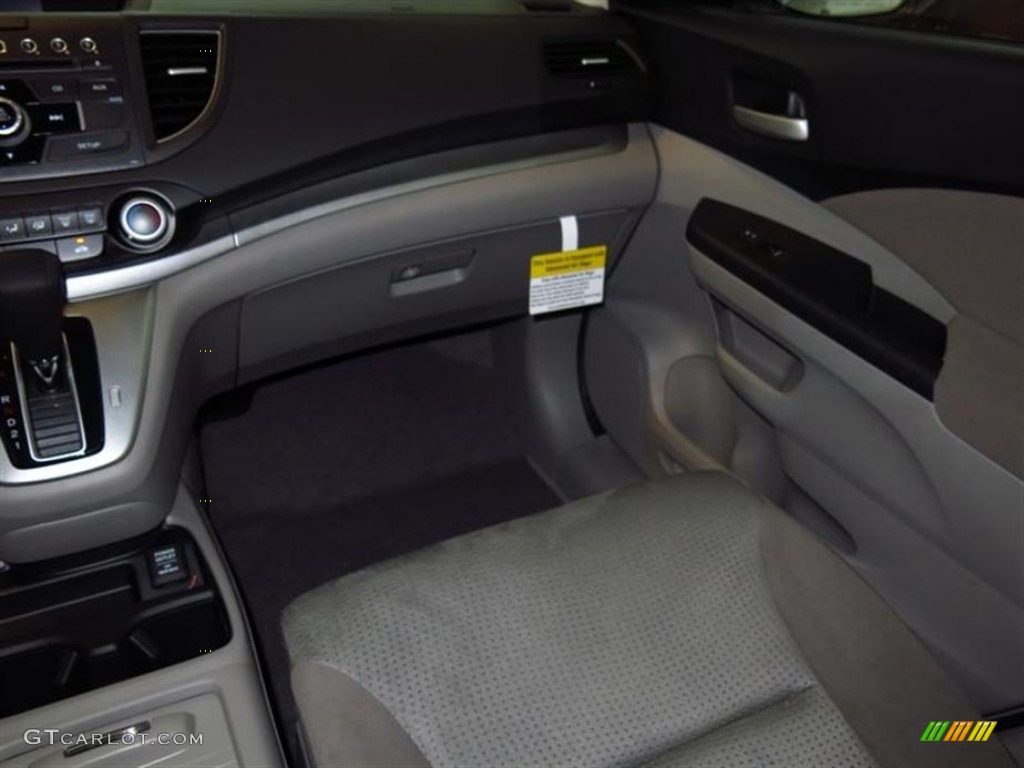 2013 CR-V EX AWD - Alabaster Silver Metallic / Gray photo #7
