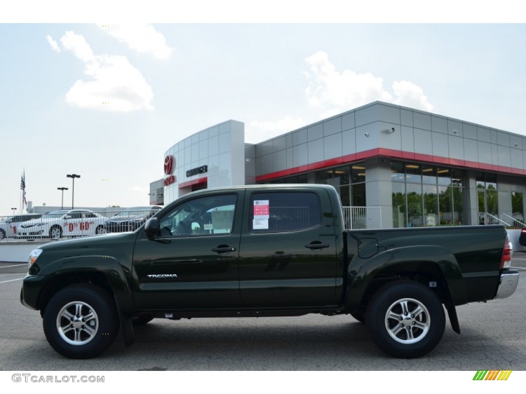 2013 Tacoma V6 SR5 Prerunner Double Cab - Spruce Green Mica / Graphite photo #2