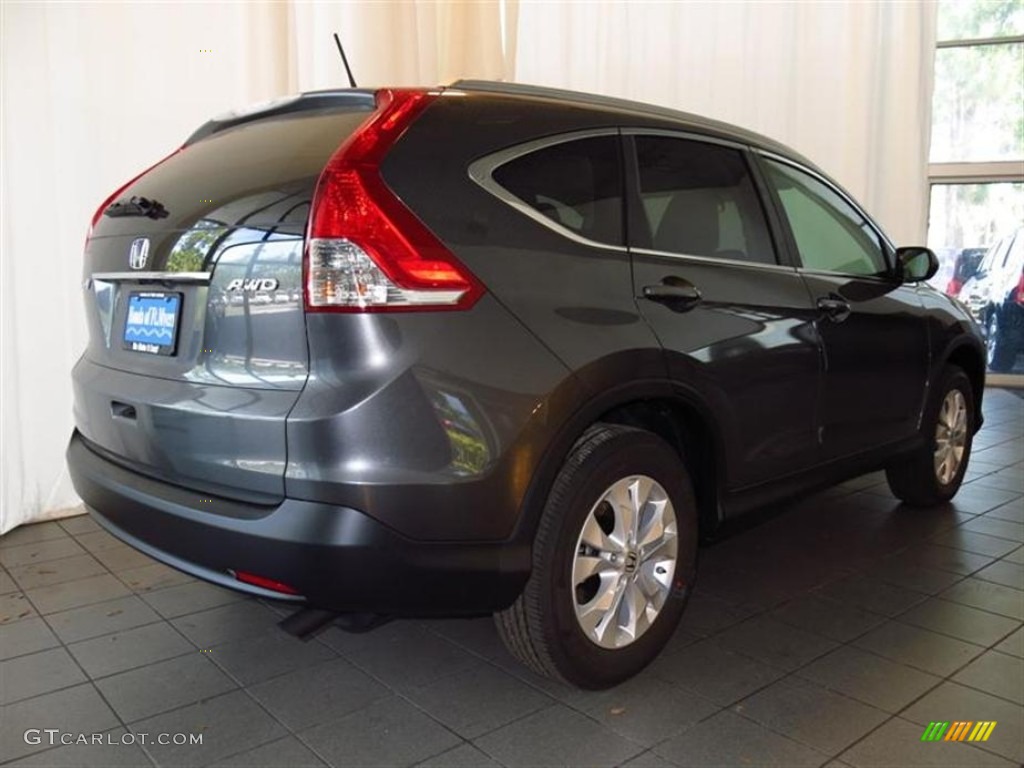 2013 CR-V EX-L AWD - Polished Metal Metallic / Gray photo #3