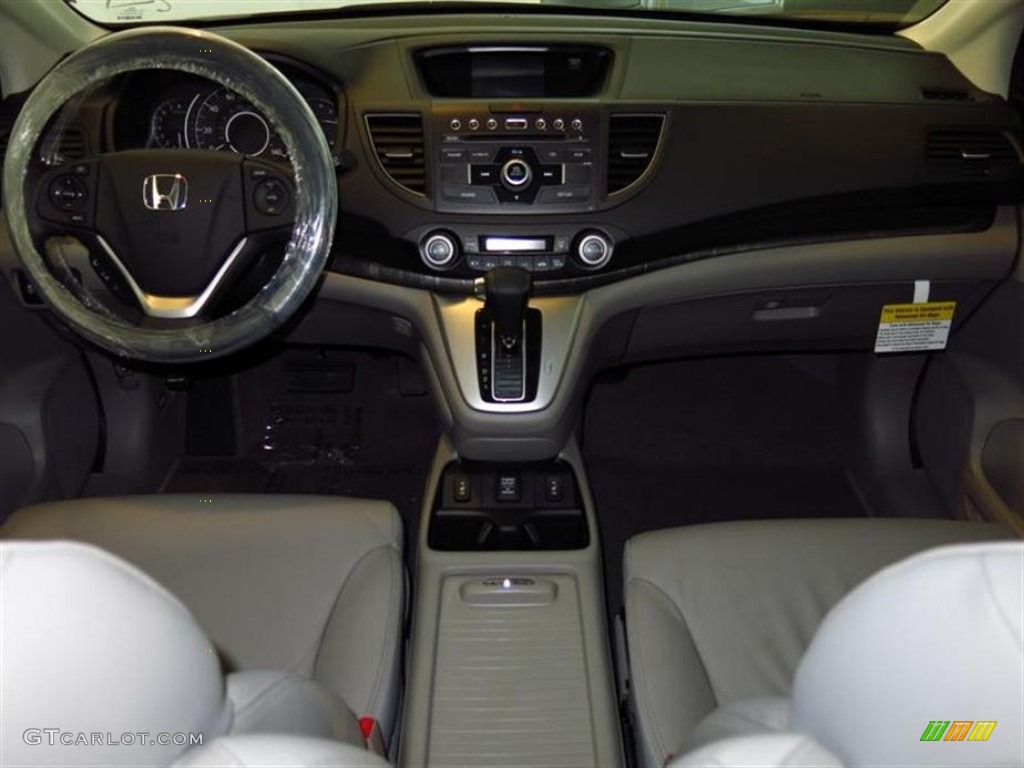 2013 CR-V EX-L AWD - Polished Metal Metallic / Gray photo #4