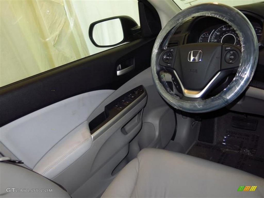 2013 CR-V EX-L AWD - Polished Metal Metallic / Gray photo #5