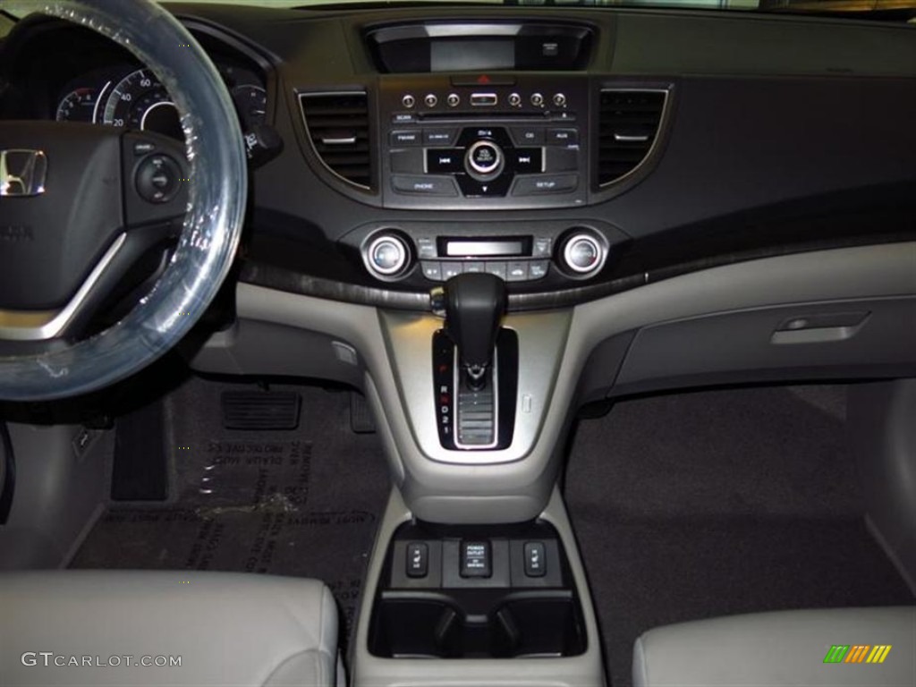 2013 CR-V EX-L AWD - Polished Metal Metallic / Gray photo #6
