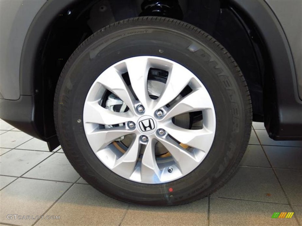 2013 CR-V EX-L AWD - Polished Metal Metallic / Gray photo #9
