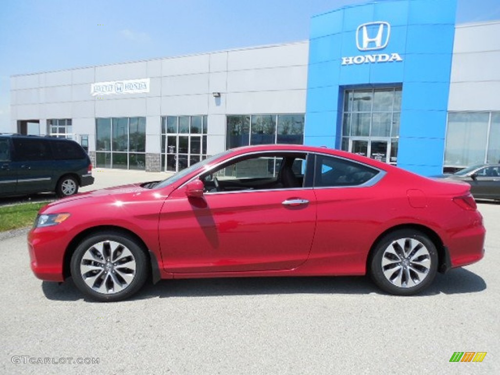 2013 Accord EX-L Coupe - San Marino Red / Black photo #2