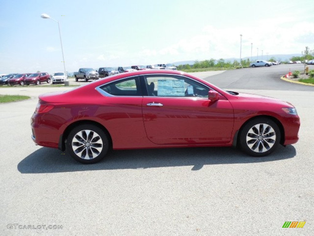 2013 Accord EX-L Coupe - San Marino Red / Black photo #4