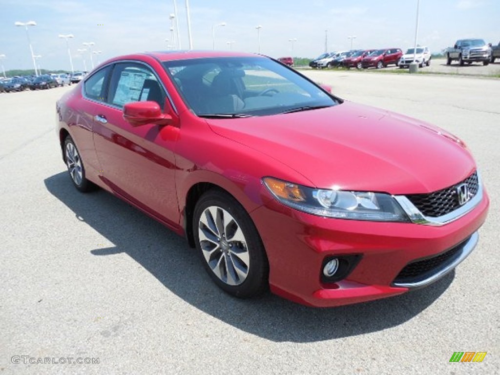 2013 Accord EX-L Coupe - San Marino Red / Black photo #5