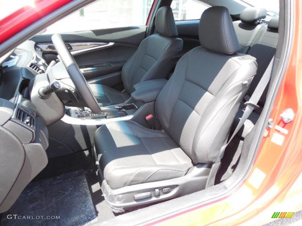 2013 Accord EX-L Coupe - San Marino Red / Black photo #7