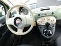Tessuto Grigio/Avorio (Grey/Ivory) Dashboard Photo for 2012 Fiat 500 #81197505
