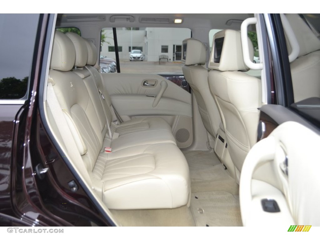 Wheat Interior 2011 Infiniti QX 56 4WD Photo #81197625