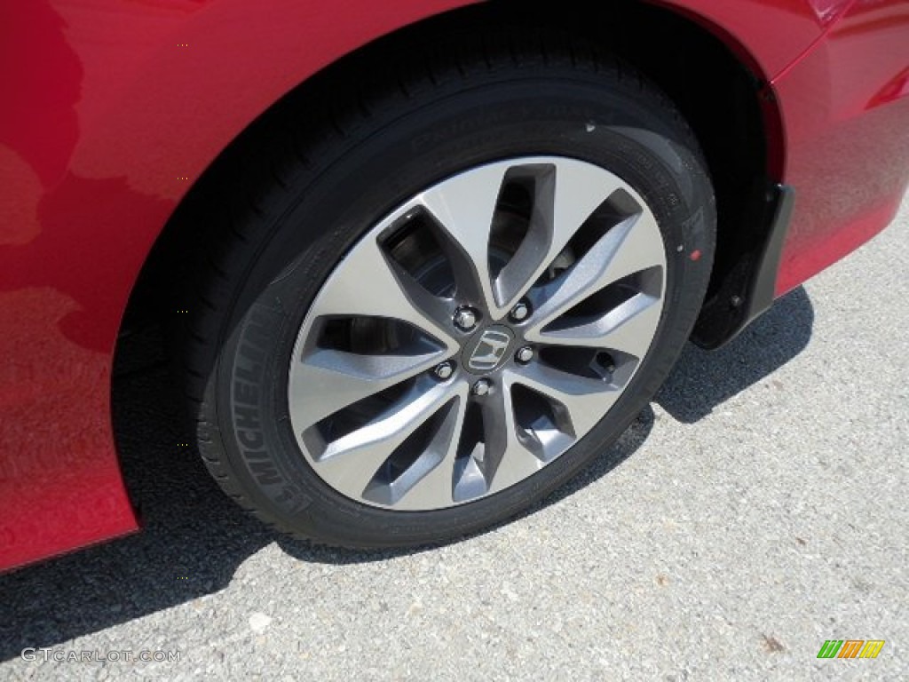 2013 Accord EX-L Coupe - San Marino Red / Black photo #16