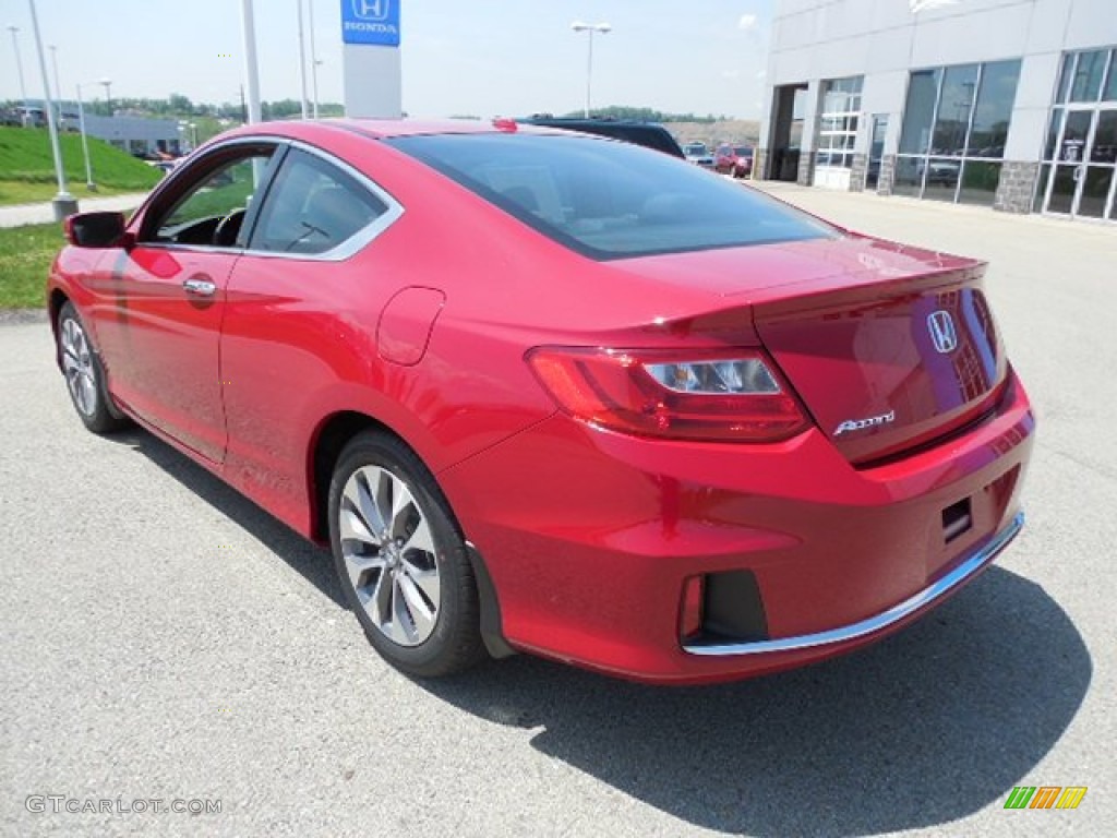 2013 Accord EX-L Coupe - San Marino Red / Black photo #17