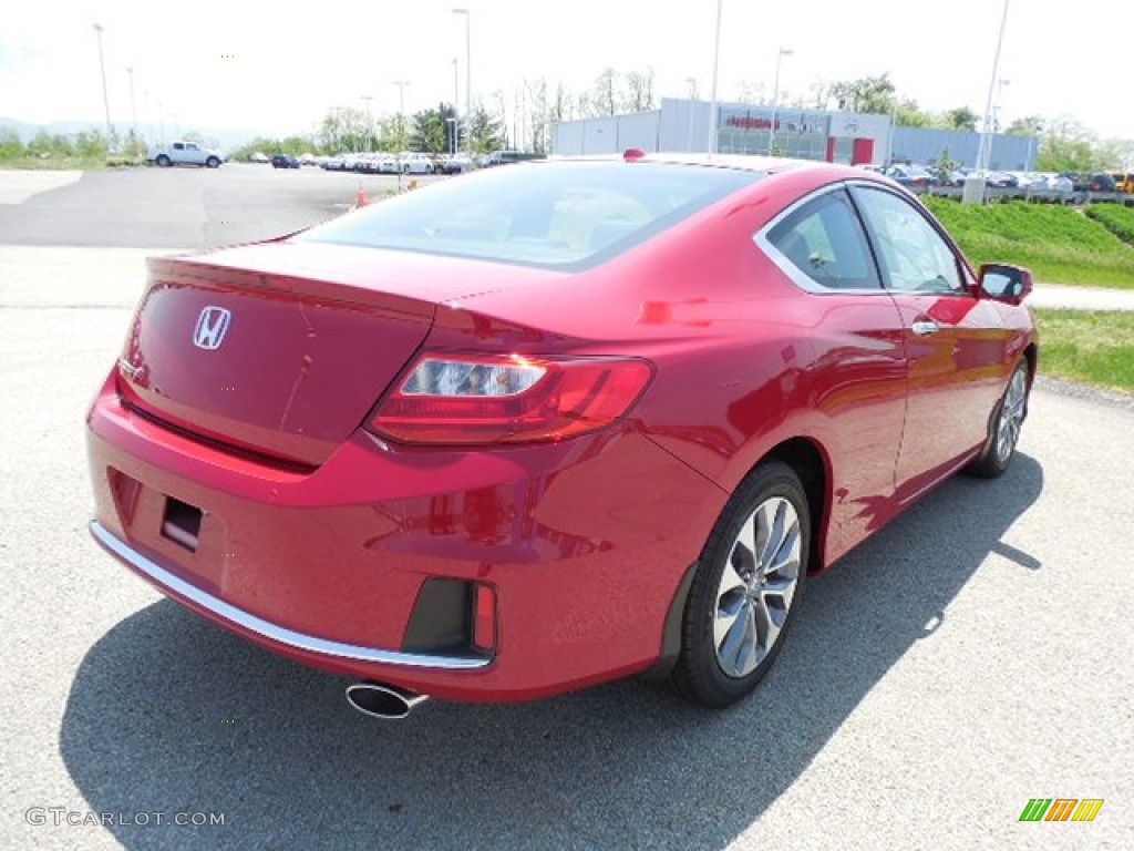 2013 Accord EX-L Coupe - San Marino Red / Black photo #18