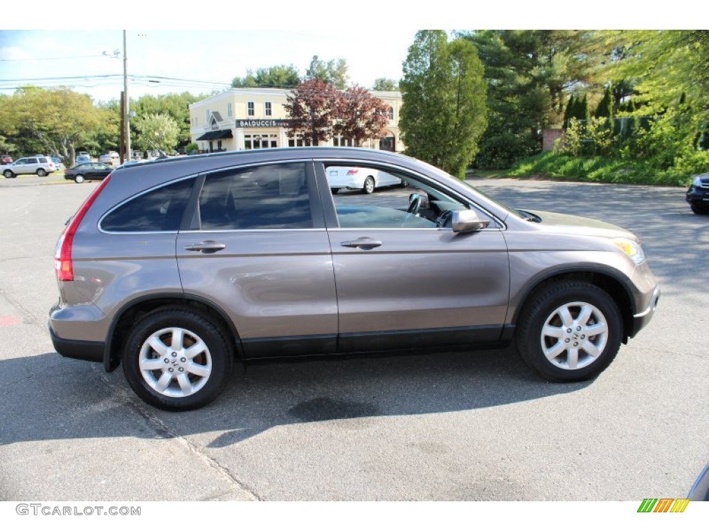 2009 CR-V EX-L 4WD - Urban Titanium Metallic / Black photo #4