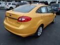 2012 Yellow Blaze Metallic Tri-coat Ford Fiesta SEL Sedan  photo #4