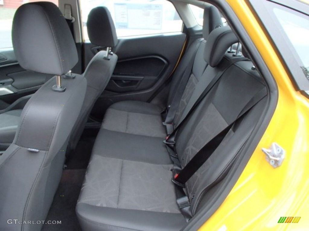 2012 Ford Fiesta SEL Sedan Rear Seat Photo #81198650