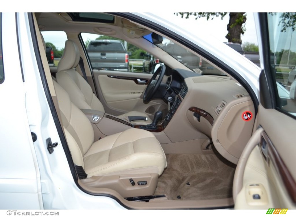 2007 S60 2.5T - Ice White / Taupe/Light Taupe photo #10