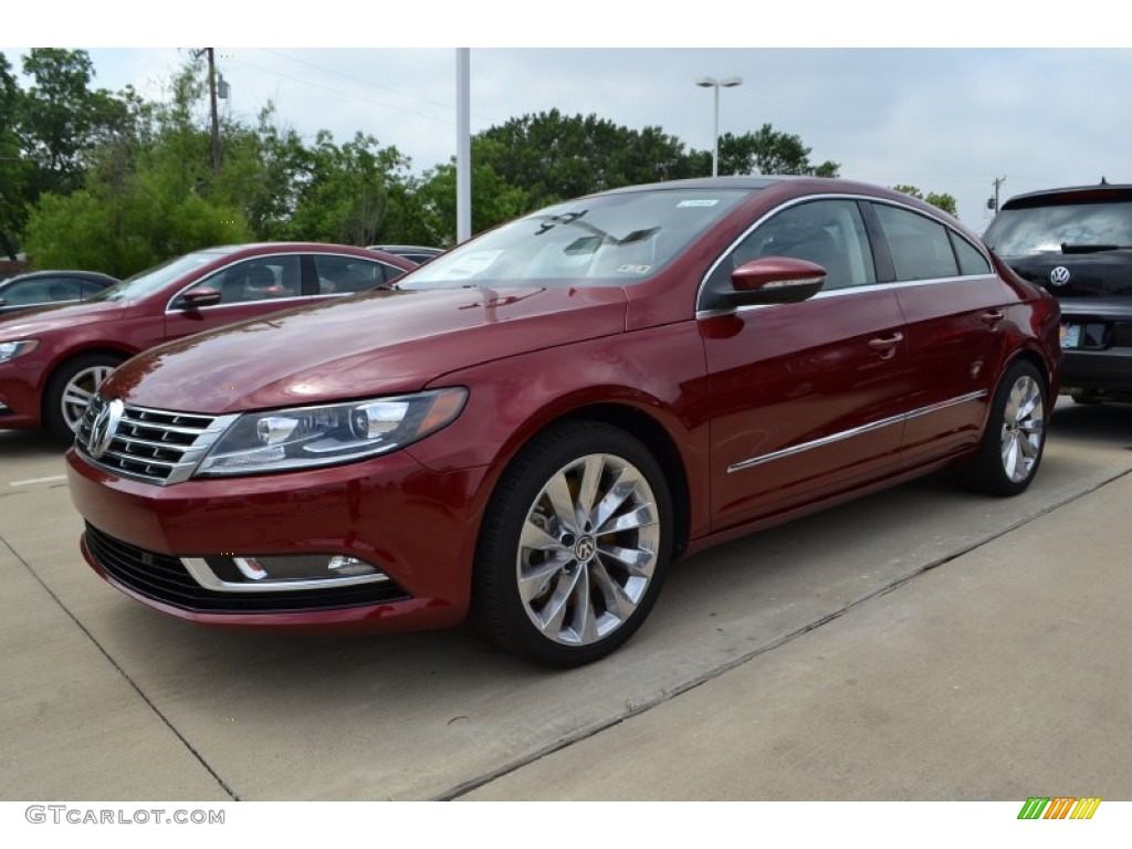 Fortana Red Metallic 2013 Volkswagen CC VR6 4Motion Executive Exterior Photo #81199233