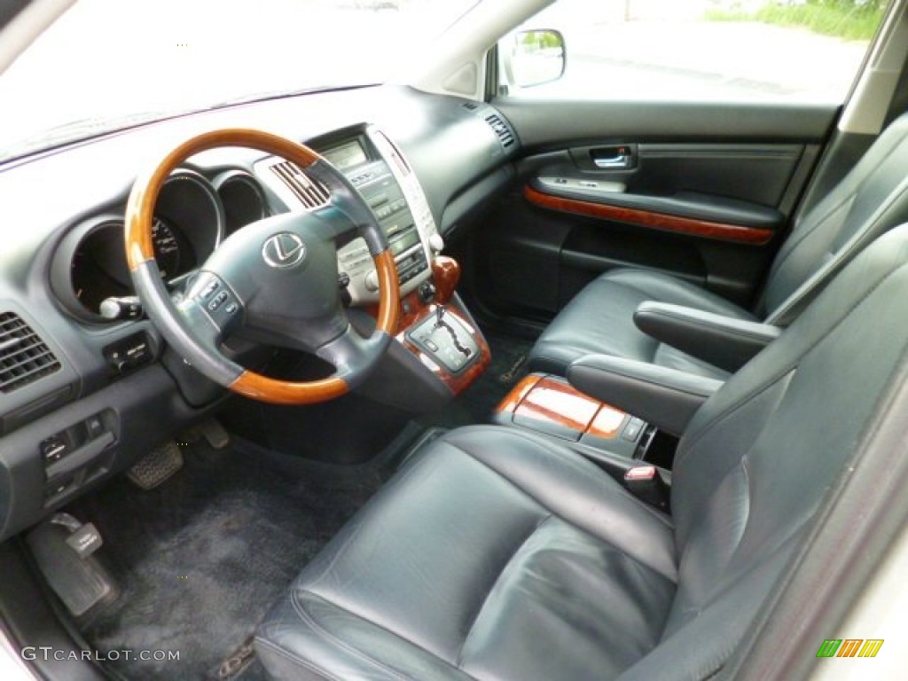 Black Interior 2004 Lexus RX 330 AWD Photo #81199286