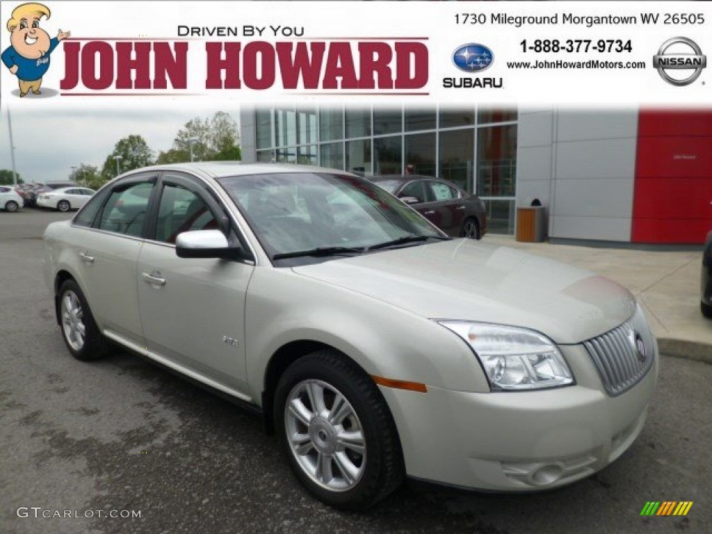 2008 Sable Premier AWD Sedan - Light Sage Metallic / Charcoal Black/Medium Light Stone photo #1