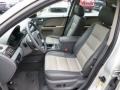 2008 Mercury Sable Charcoal Black/Medium Light Stone Interior Front Seat Photo