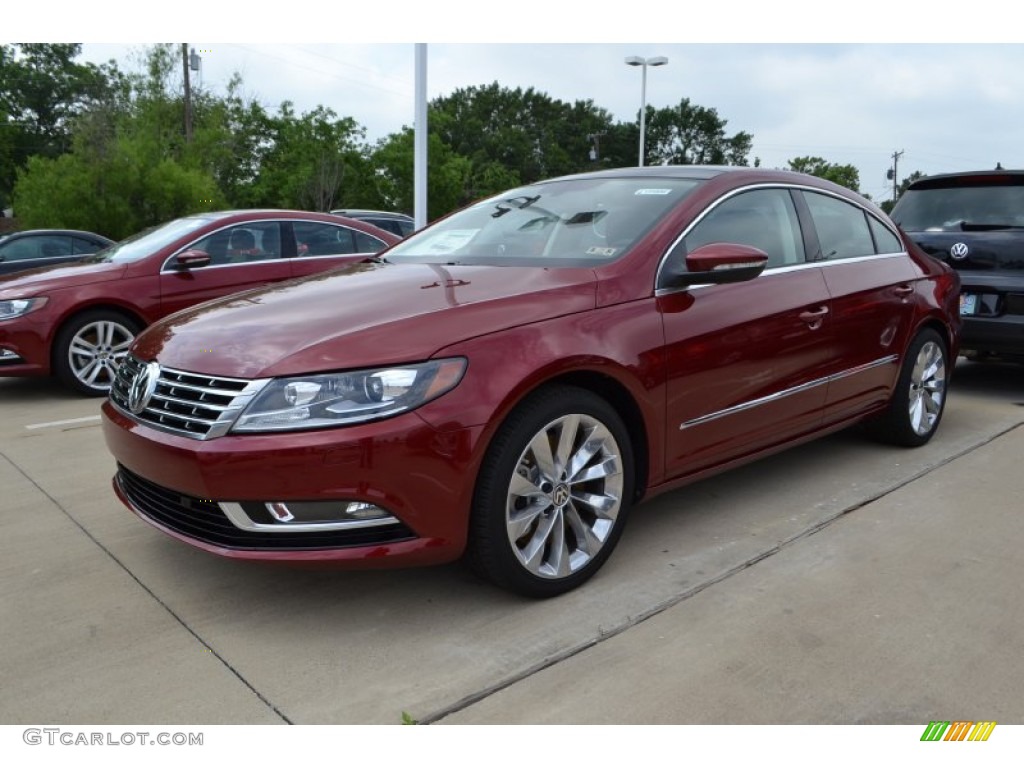 Fortana Red Metallic 2013 Volkswagen CC VR6 4Motion Executive Exterior Photo #81199837