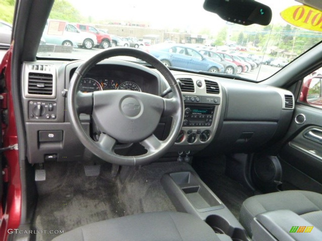 2010 Chevrolet Colorado LT Crew Cab 4x4 Ebony Dashboard Photo #81202683