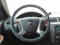 2009 GMC Yukon Ebony Interior Steering Wheel Photo
