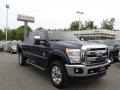 2012 Dark Blue Pearl Metallic Ford F350 Super Duty Lariat Crew Cab 4x4  photo #1