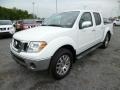 2013 Glacier White Nissan Frontier SL Crew Cab 4x4  photo #3