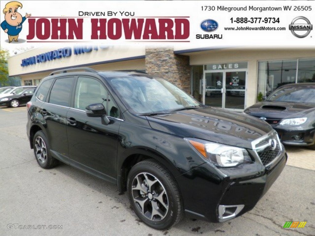 2014 Forester 2.0XT Touring - Crystal Black Silica / Black photo #1