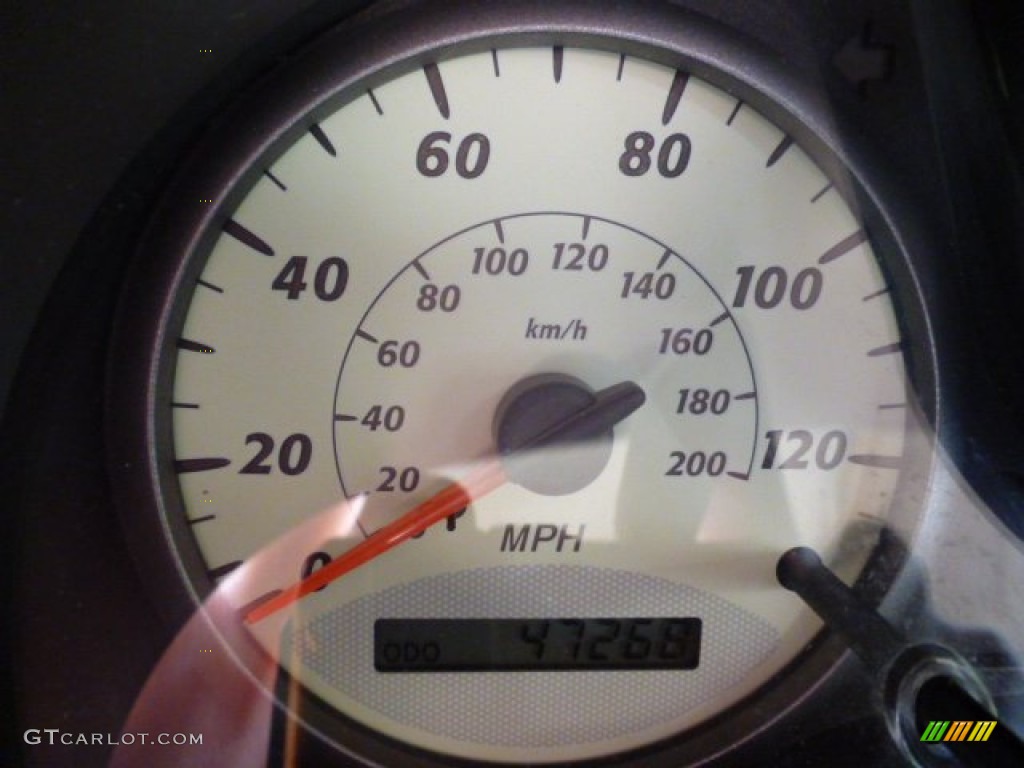 2001 RAV4 4WD - Impulse Red / Oak photo #9