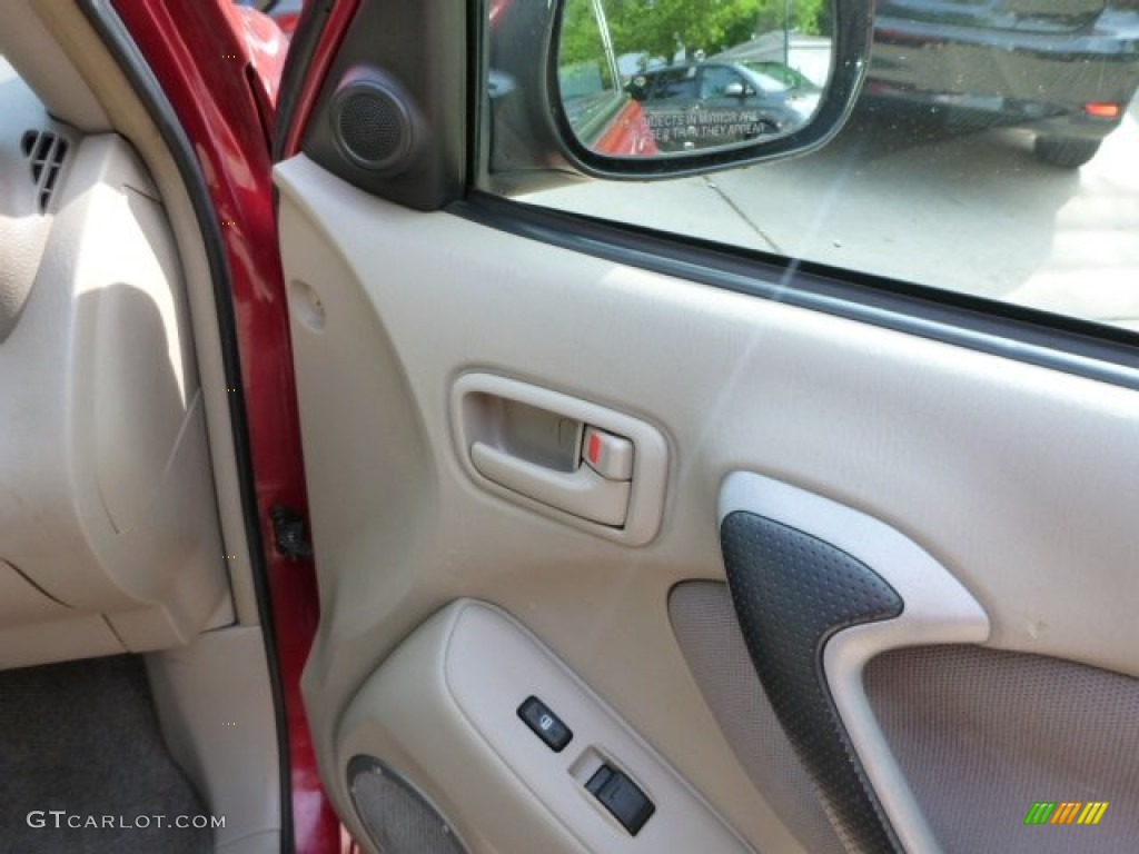 2001 RAV4 4WD - Impulse Red / Oak photo #11