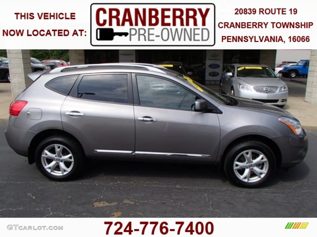 2011 Rogue SV AWD - Platinum Graphite / Gray photo #1