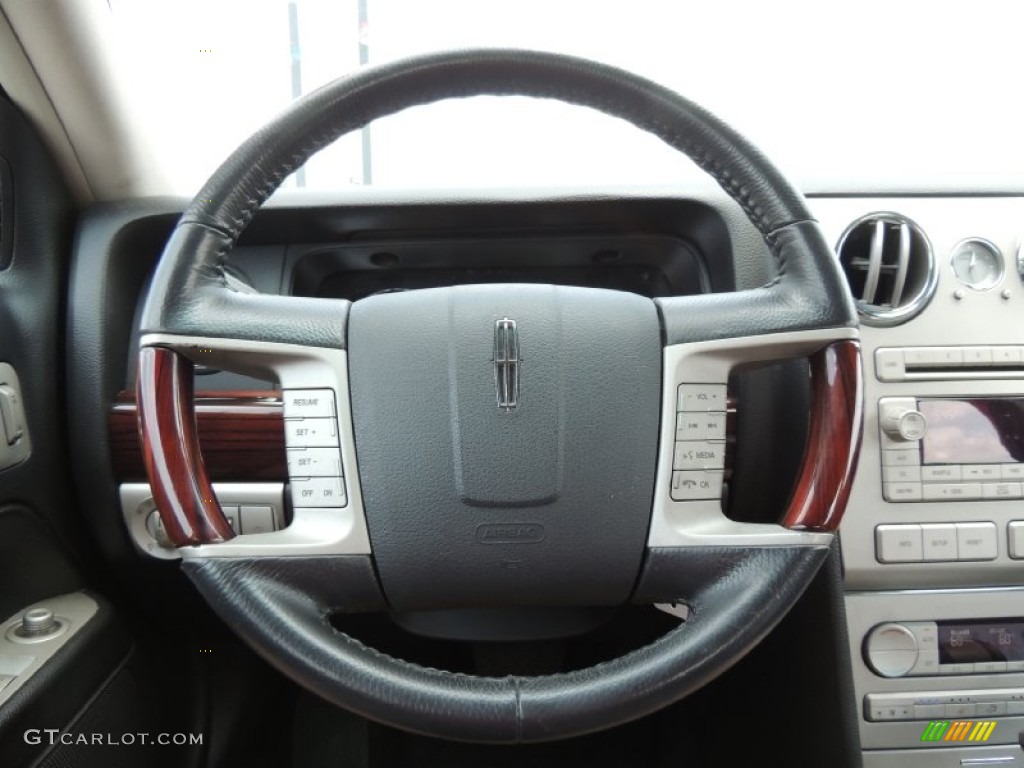 2008 MKZ Sedan - Vapor Silver Metallic / Dark Charcoal photo #15