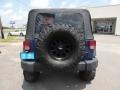 2009 Deep Water Blue Pearl Jeep Wrangler Unlimited X  photo #3