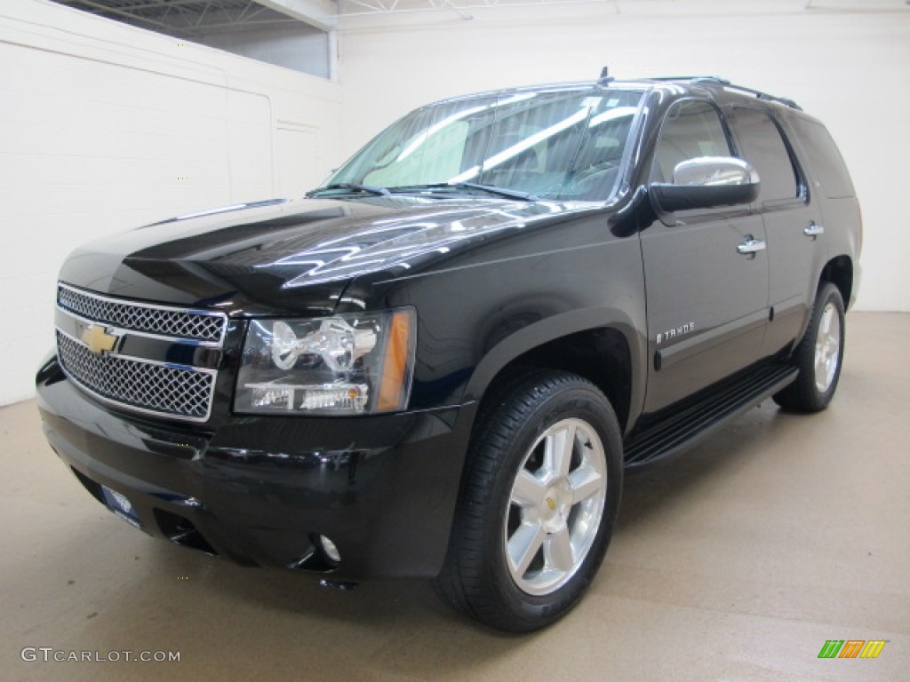 Black 2007 Chevrolet Tahoe LTZ 4x4 Exterior Photo #81206943