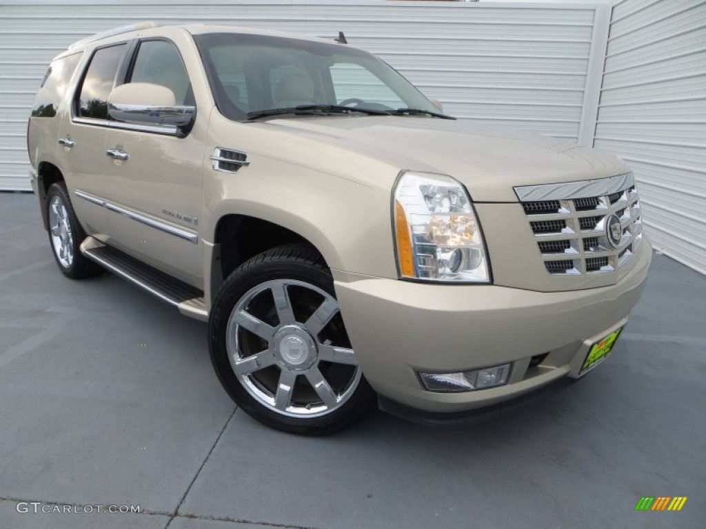 2007 Escalade AWD - Gold Mist / Cocoa/Light Cashmere photo #1