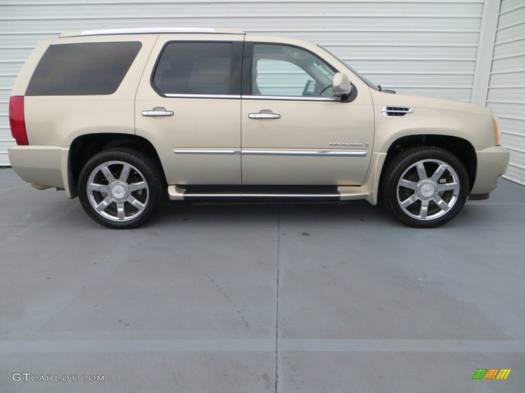 2007 Escalade AWD - Gold Mist / Cocoa/Light Cashmere photo #3