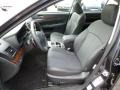 Off Black Leather Interior Photo for 2013 Subaru Legacy #81207555