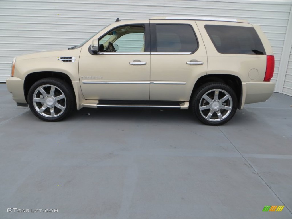 2007 Escalade AWD - Gold Mist / Cocoa/Light Cashmere photo #6