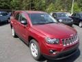 2014 Deep Cherry Red Crystal Pearl Jeep Compass Sport 4x4  photo #4