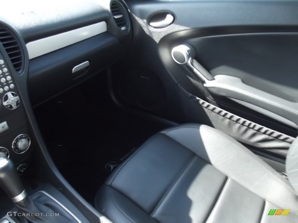 2007 SLK 55 AMG Roadster - designo Graphite Metallic / Black photo #8