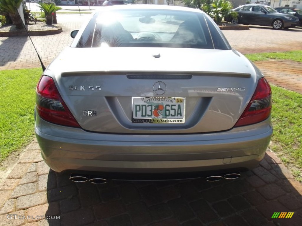 2007 SLK 55 AMG Roadster - designo Graphite Metallic / Black photo #10