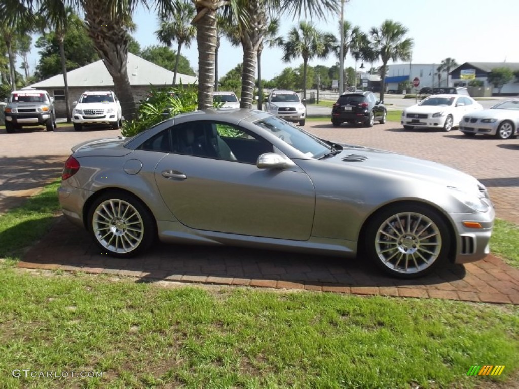 designo Graphite Metallic 2007 Mercedes-Benz SLK 55 AMG Roadster Exterior Photo #81207999